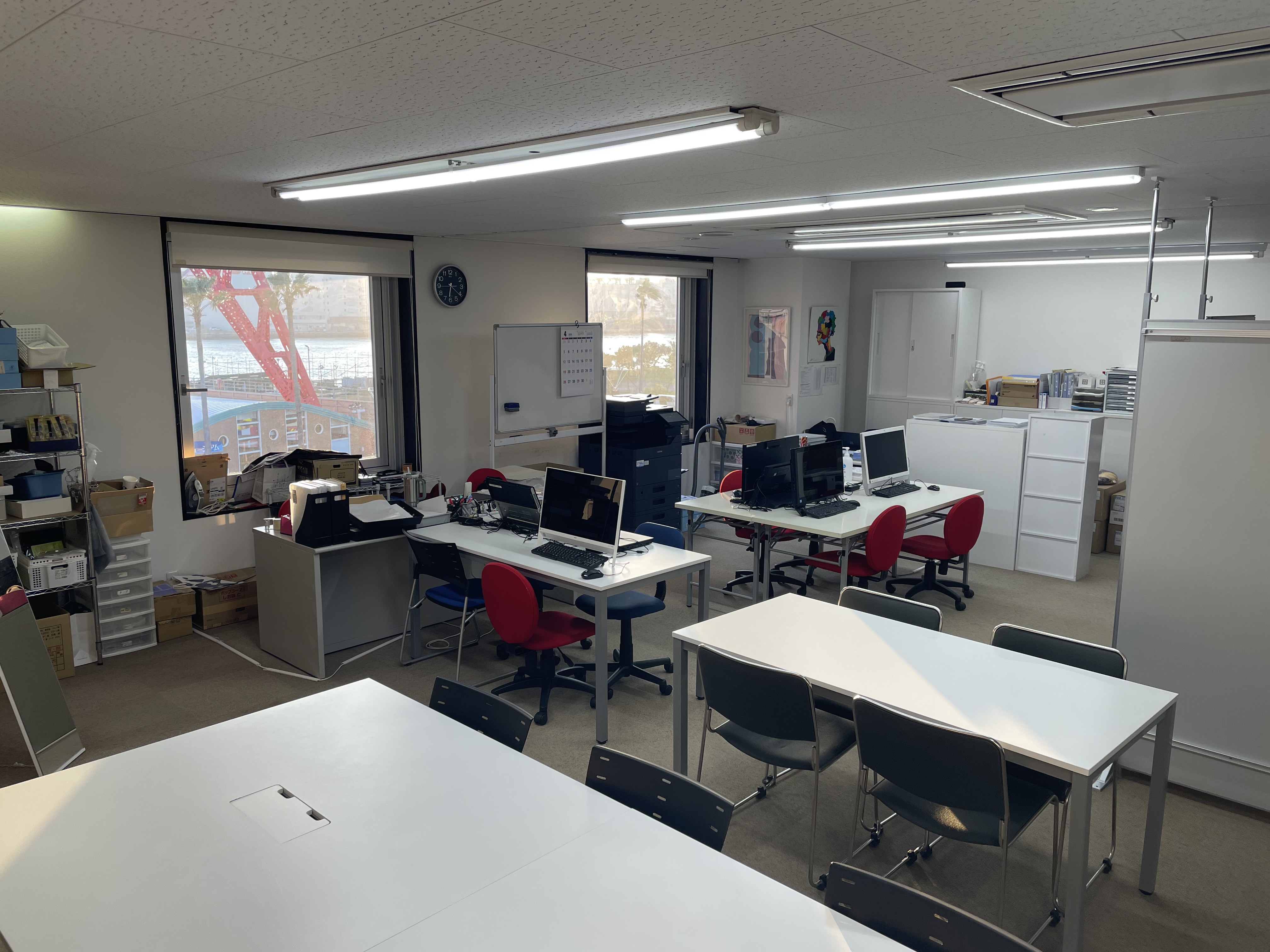 事業所全体が見えるパラスポの室内