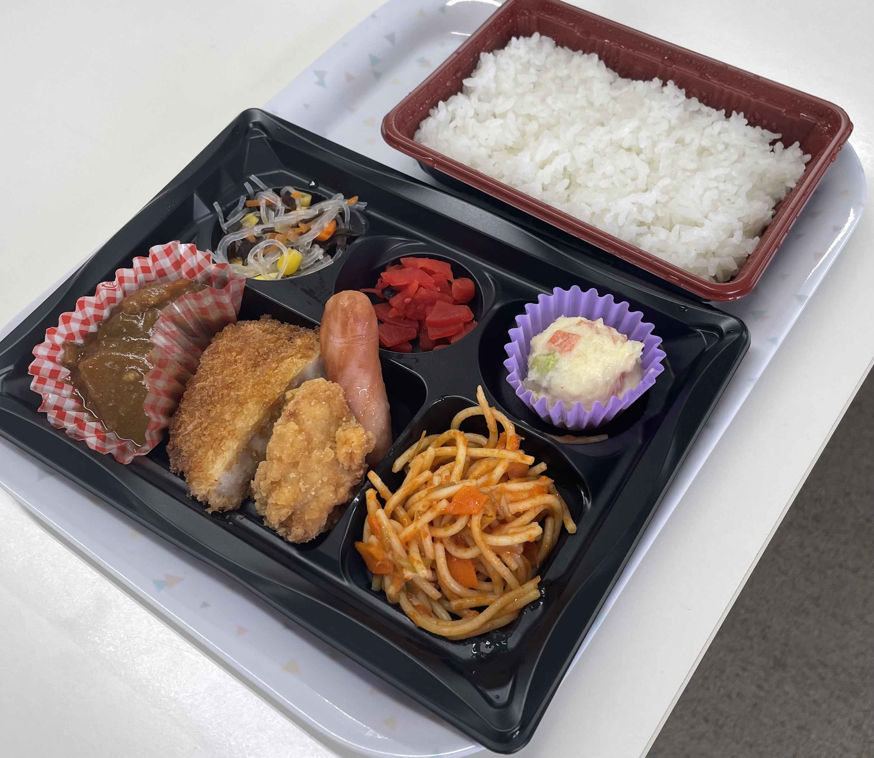 パラスポで提供している昼食の一例